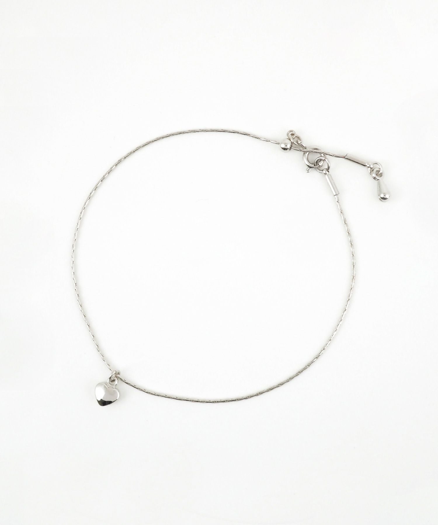 【web限定】メタルミニハートスライドブレスレット