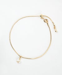 【web限定】淡水パールスネークスライドブレスレット