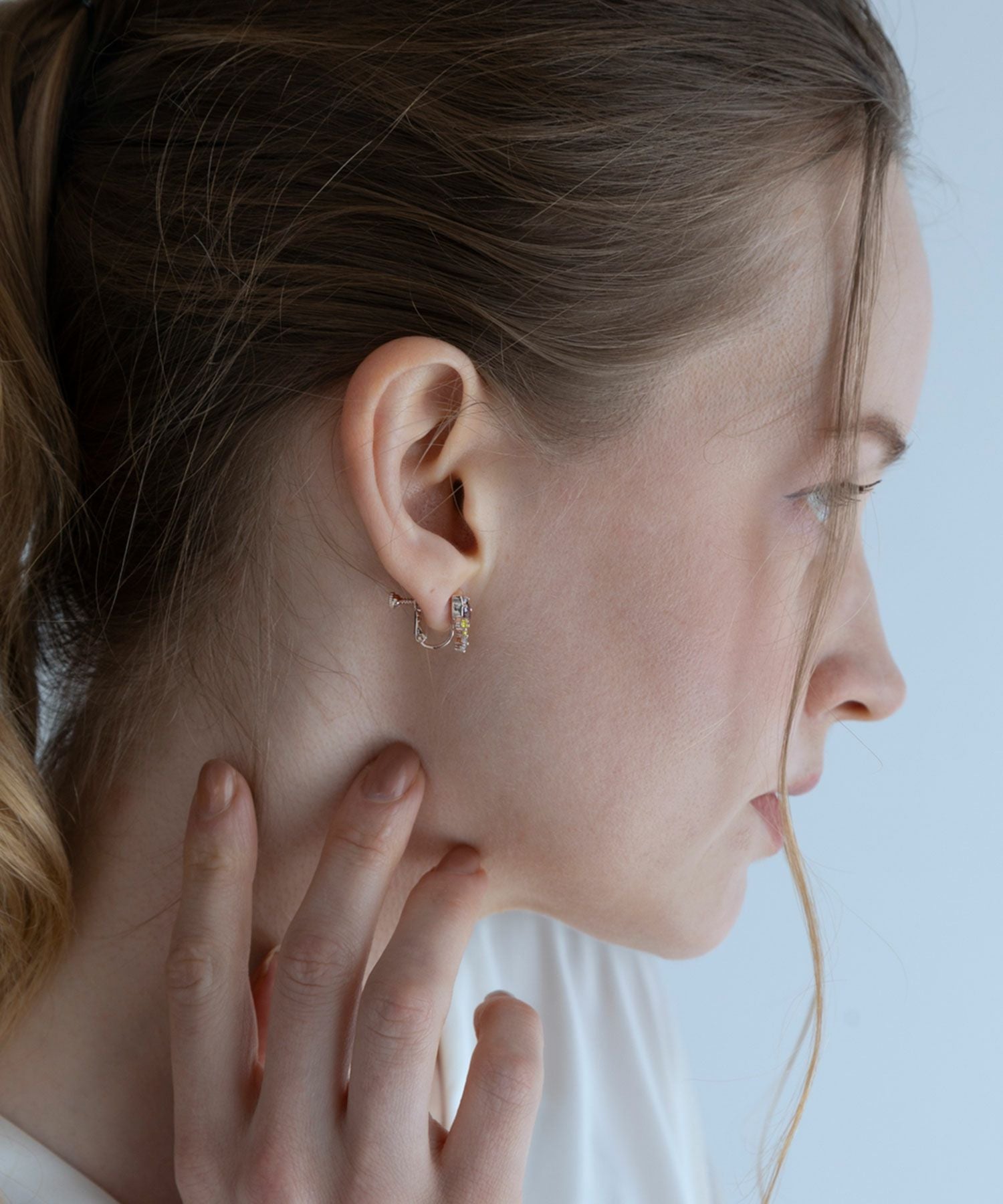 チューリップスイングストーンイヤリング【MUK shady sophy】