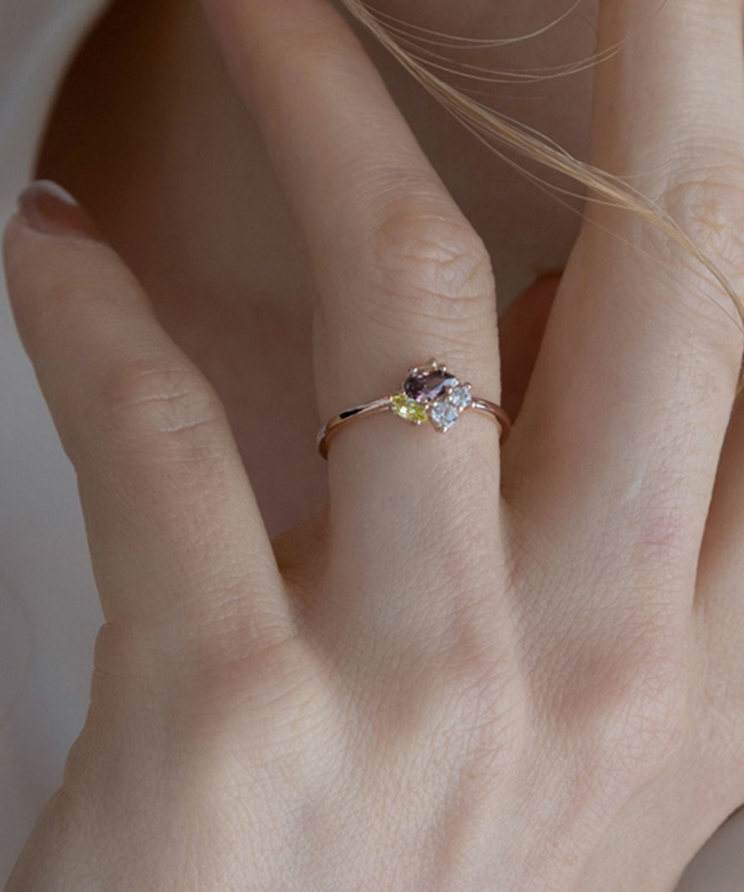 チューリップストーンリング【MUK shady sophy】