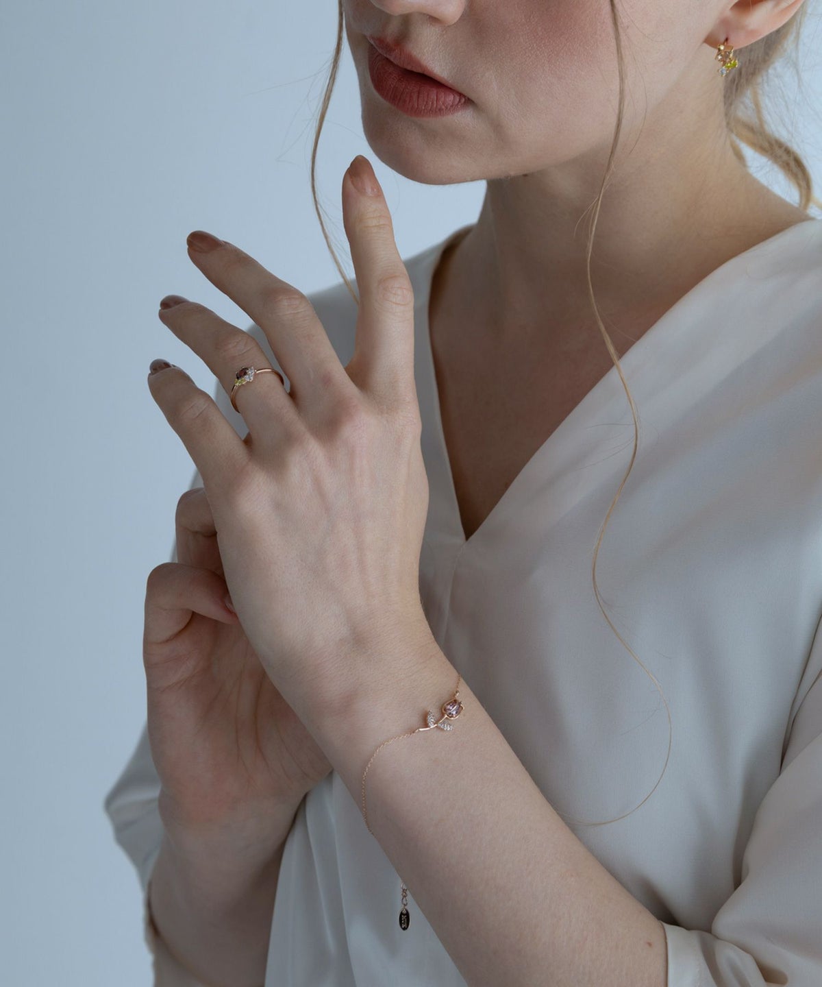 チューリップカラーキュービックブレスレット【MUK shady sophy】