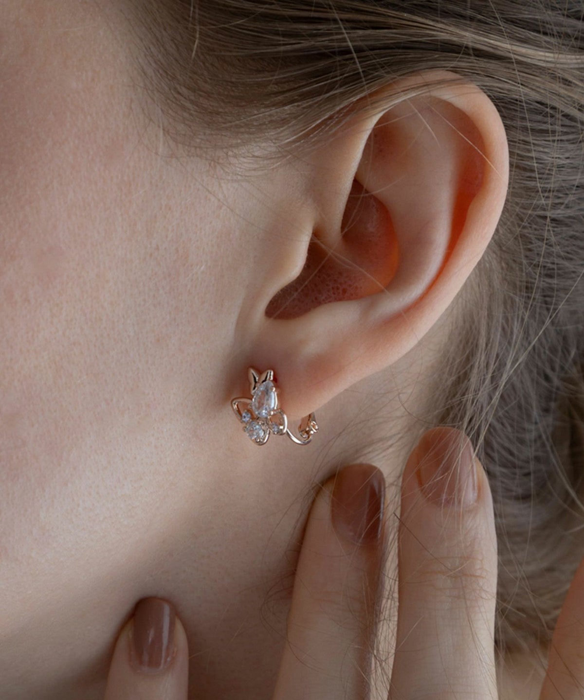 プティバタフライイヤリング【MUK shady sophy】