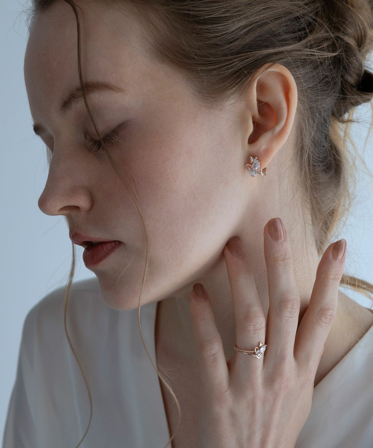 プティバタフライイヤリング【MUK shady sophy】