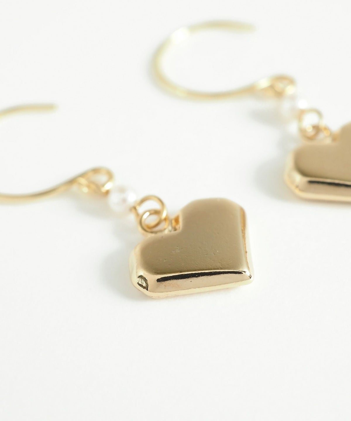 メタルハートフックピアス