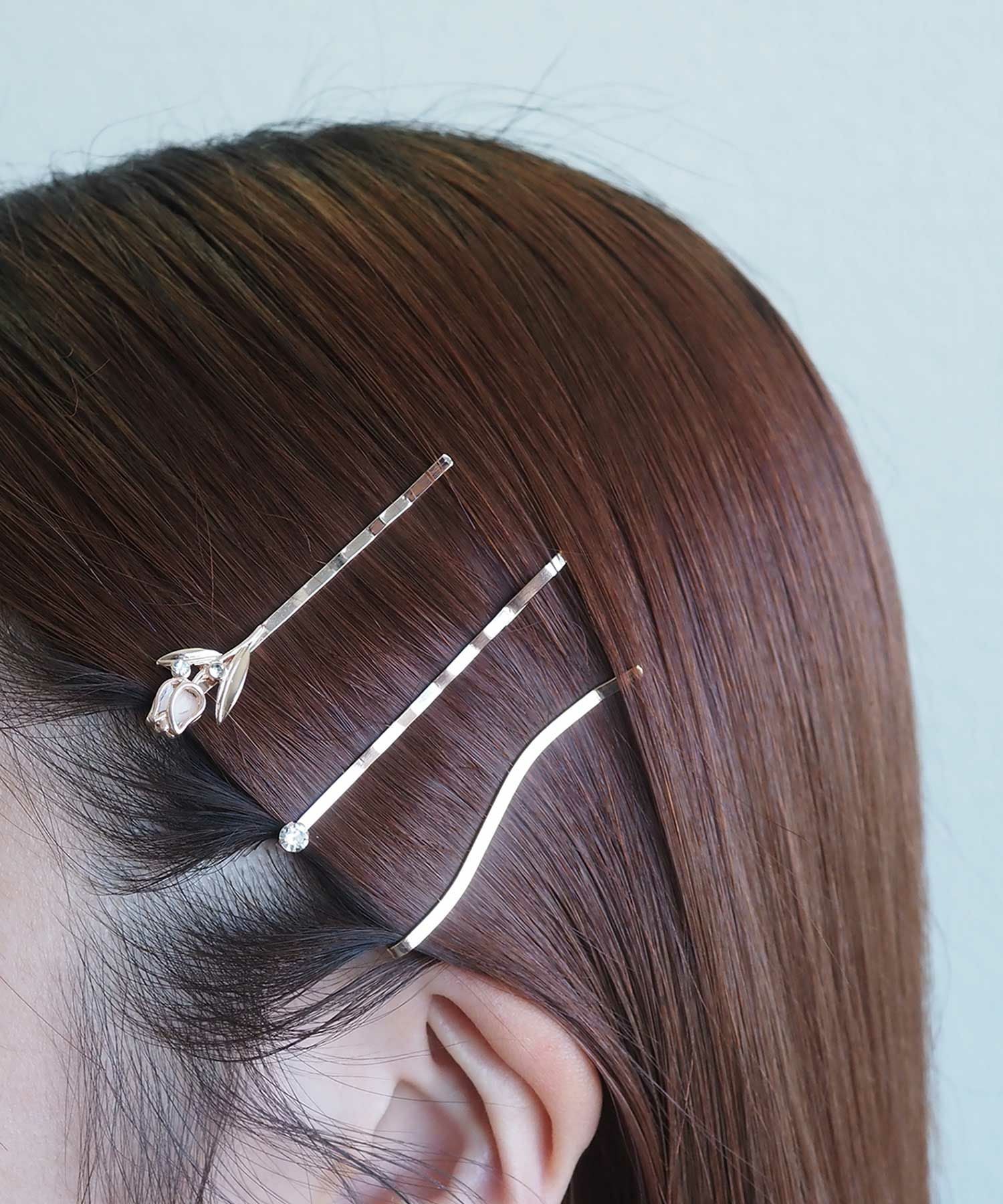 チューリップセットヘアピン