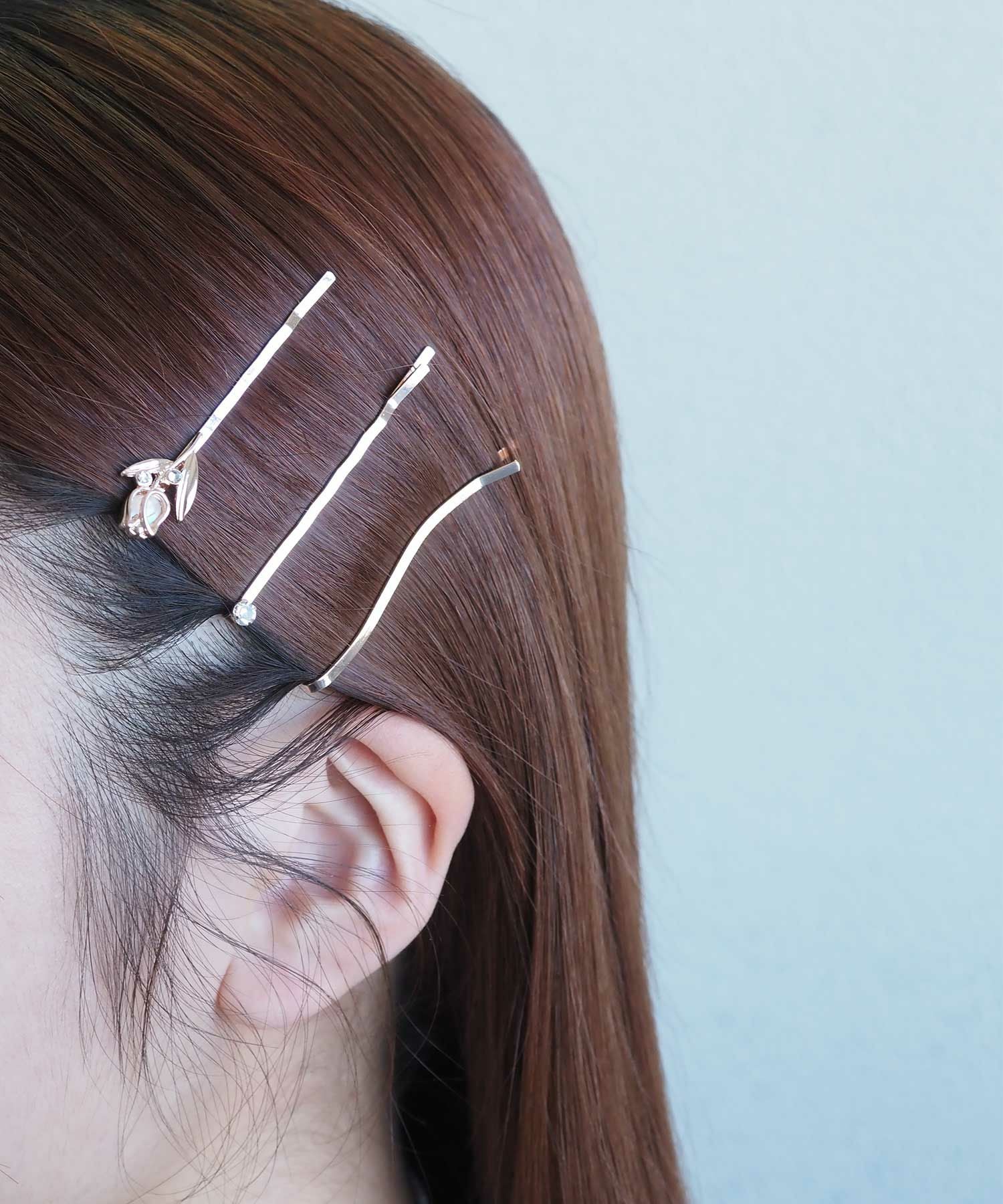 チューリップセットヘアピン