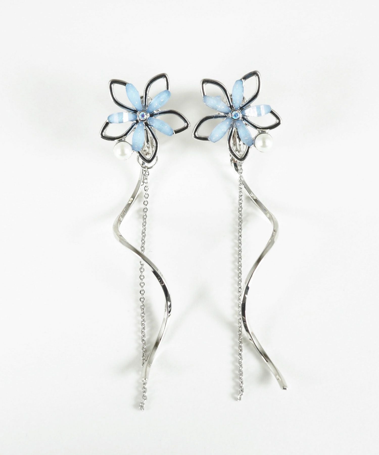 フルールウェーブイヤリング