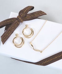 【web限定ギフトセット】ピアス＆ネックレスセットBOX【Lumirise】