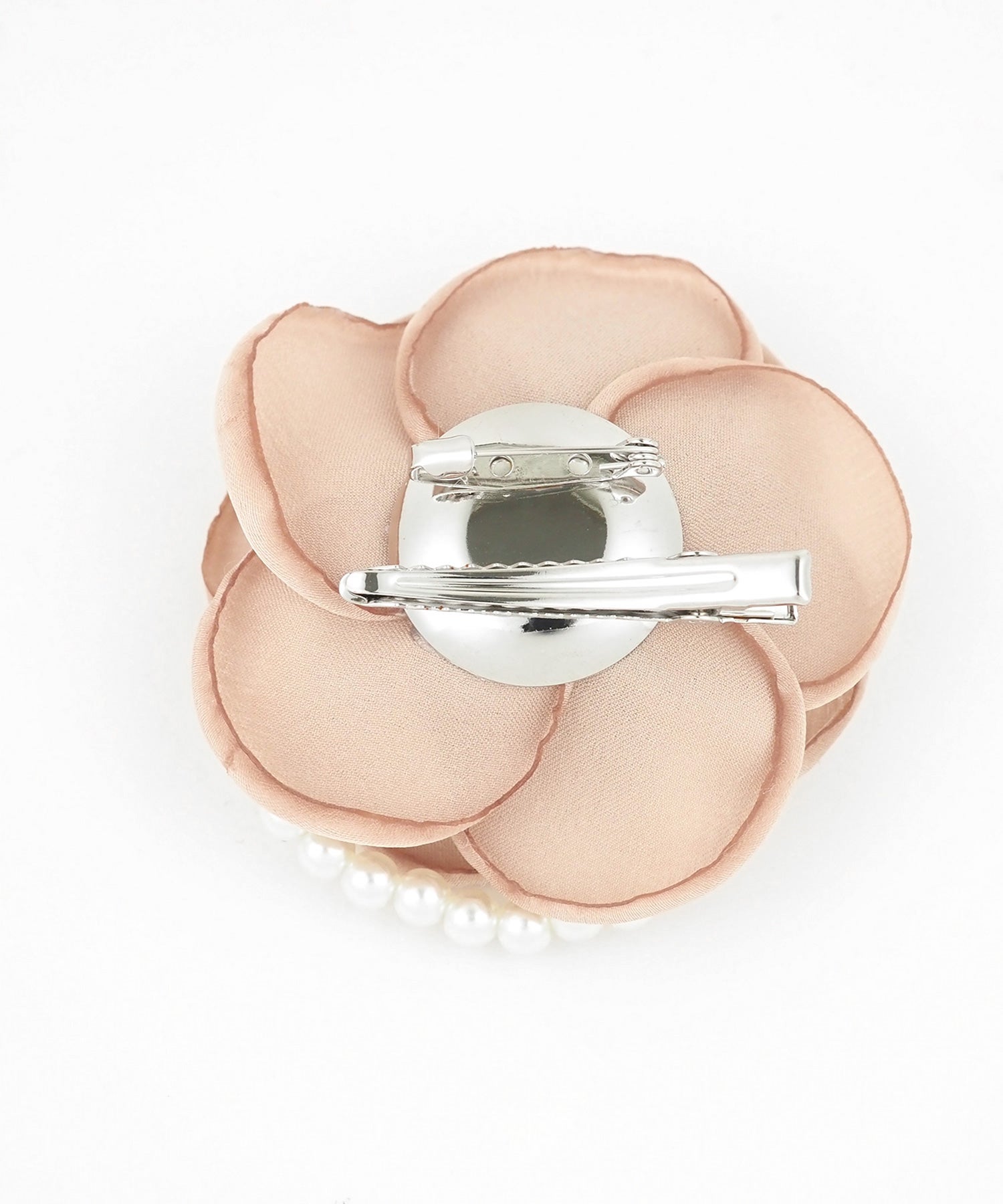 パールライン2wayローズコサージュ