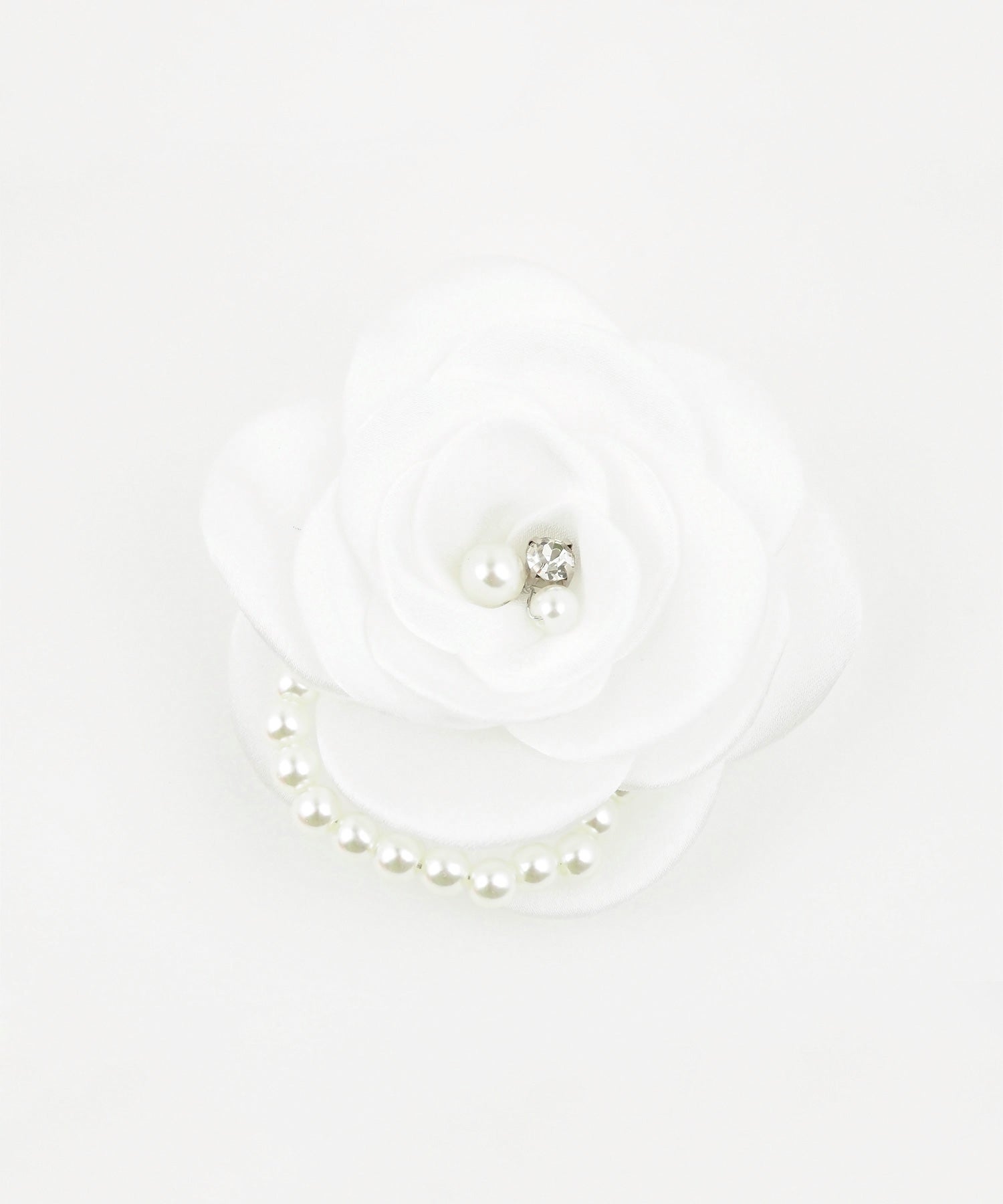 パールライン2wayローズコサージュ