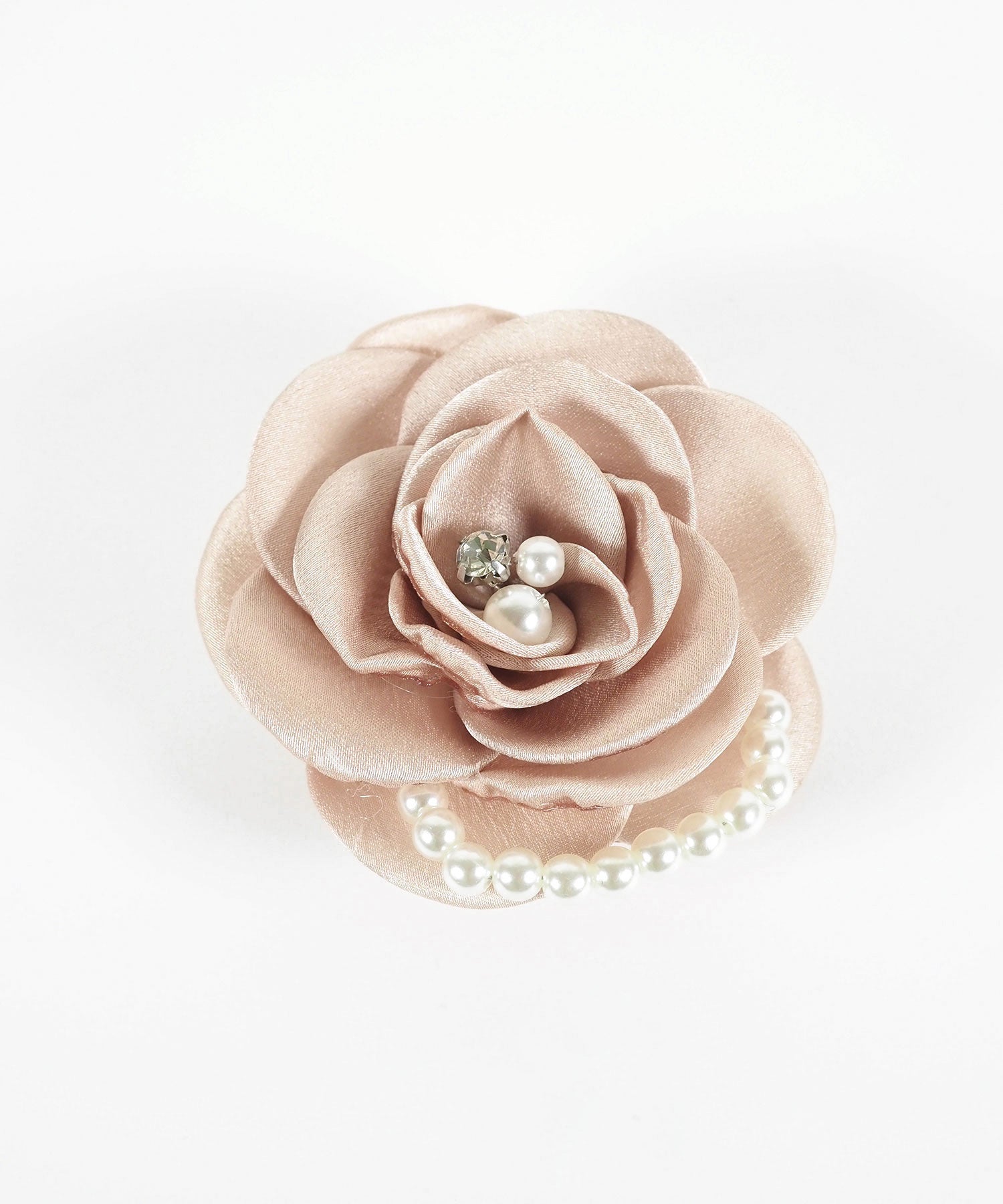 パールライン2wayローズコサージュ