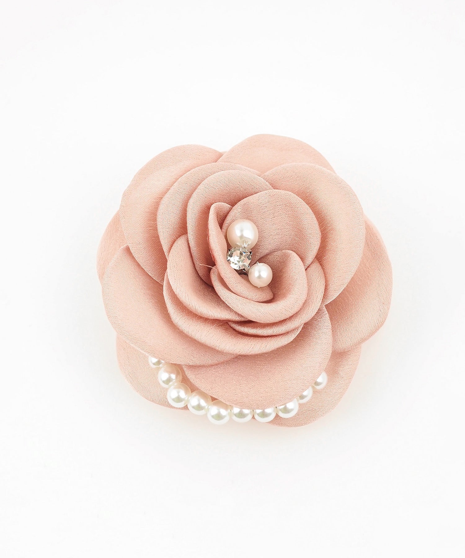 パールライン2wayローズコサージュ