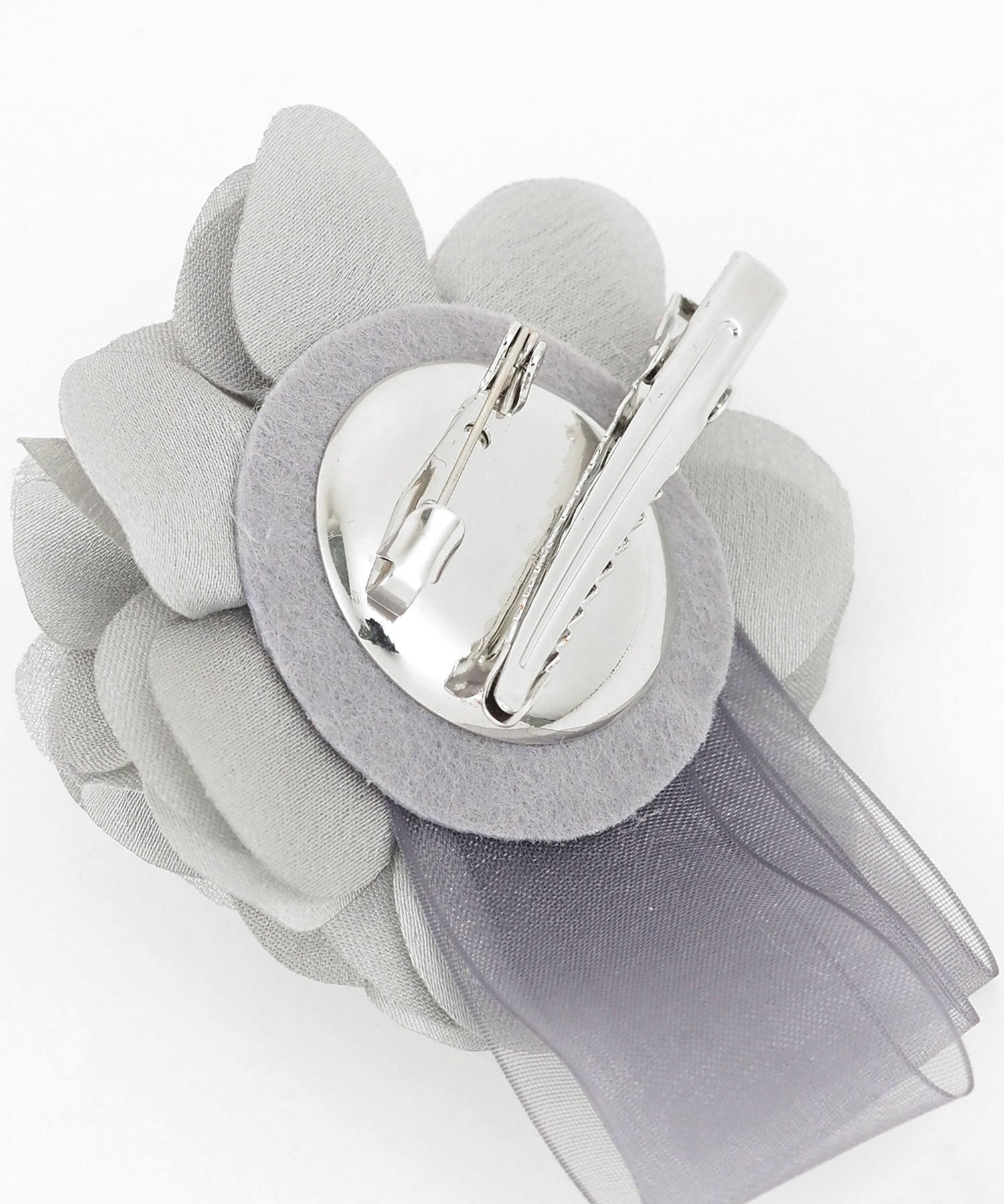 トリプルシアーリボン2wayフラワーコサージュ