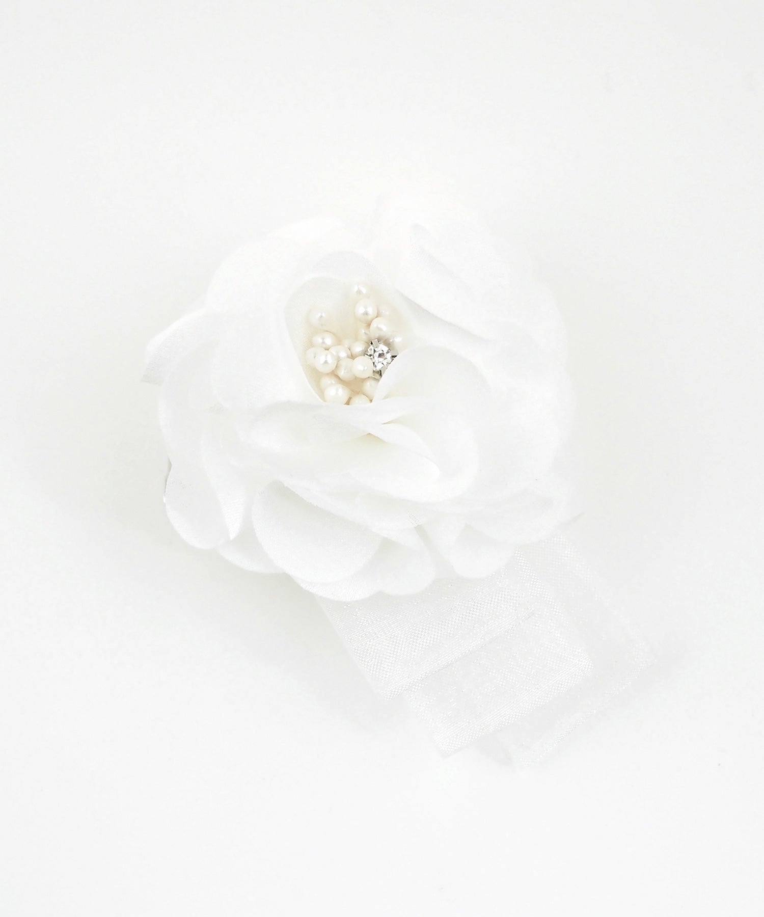 トリプルシアーリボン2wayフラワーコサージュ