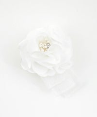 トリプルシアーリボン2wayフラワーコサージュ