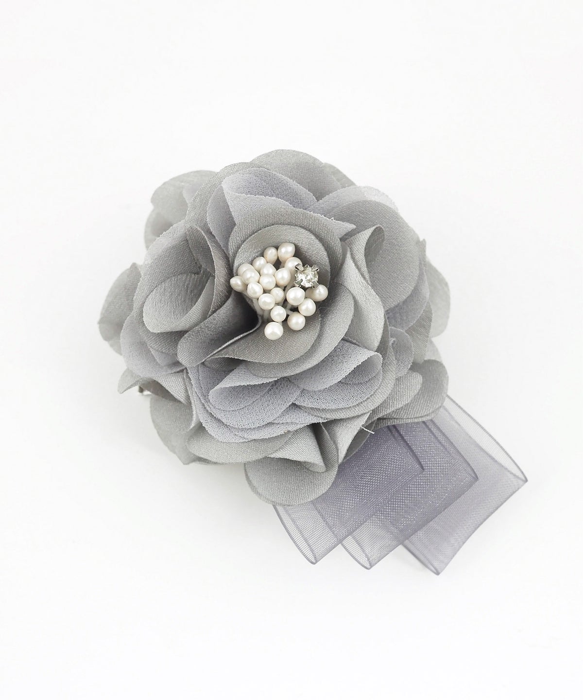 トリプルシアーリボン2wayフラワーコサージュ