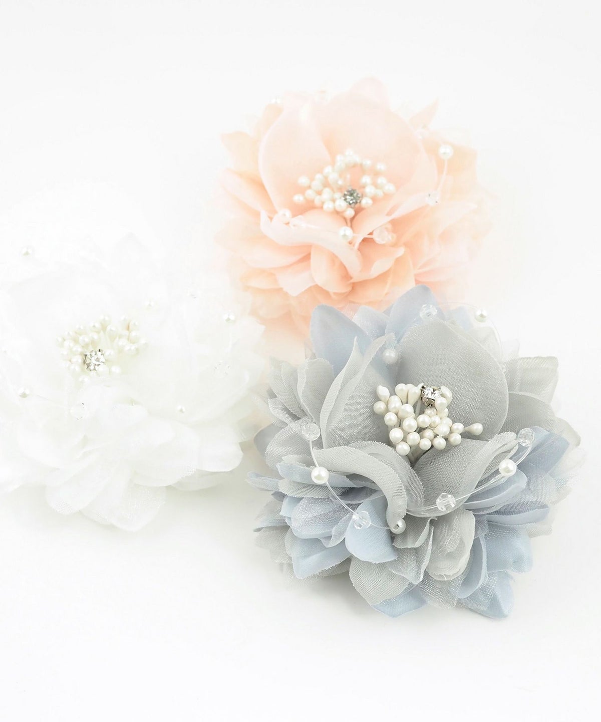 エアリービーズ2wayフラワーコサージュ