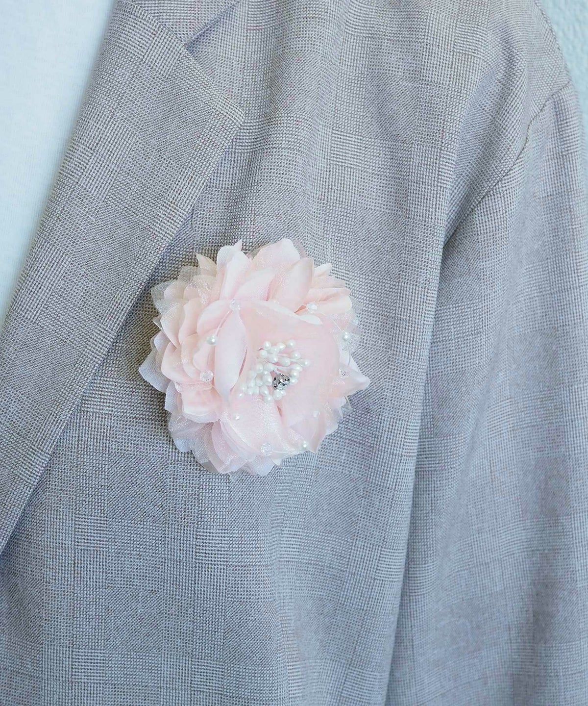 エアリービーズ2wayフラワーコサージュ