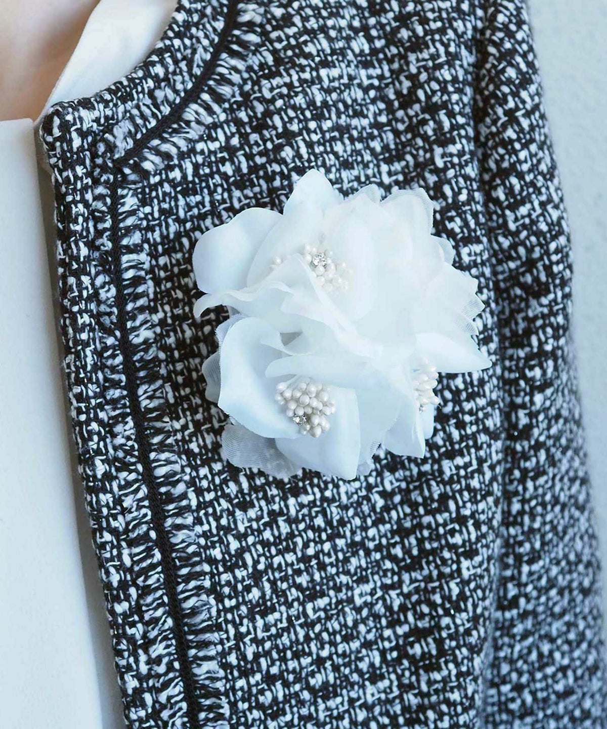 エアリーペタル2wayコサージュ