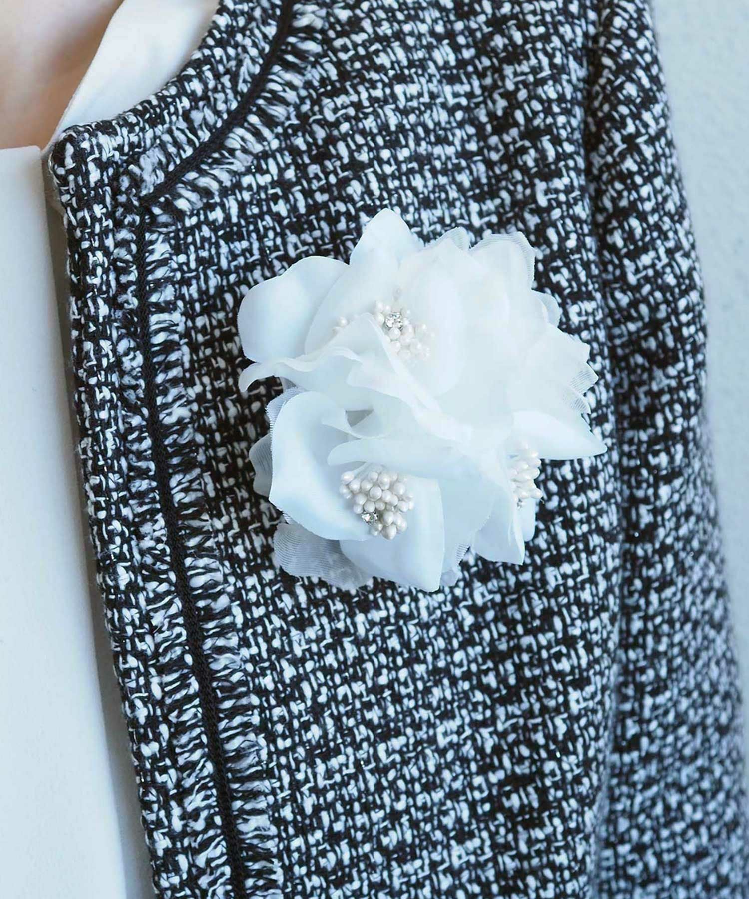 エアリーペタル2wayコサージュ