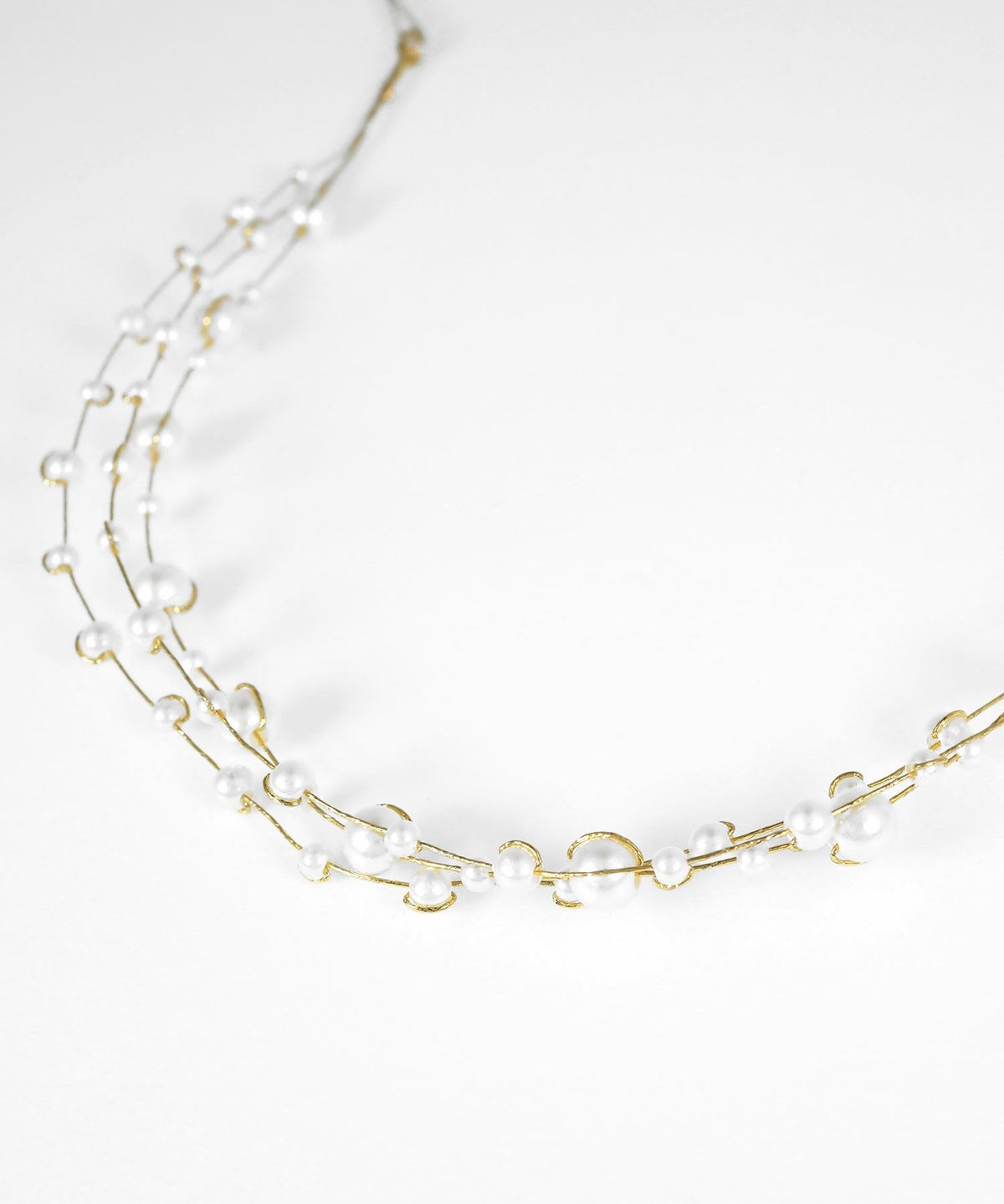 ニュアンスパールヘッドドレス