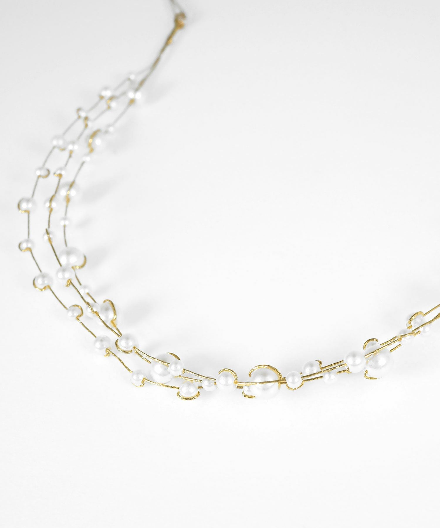 ニュアンスパールヘッドドレス