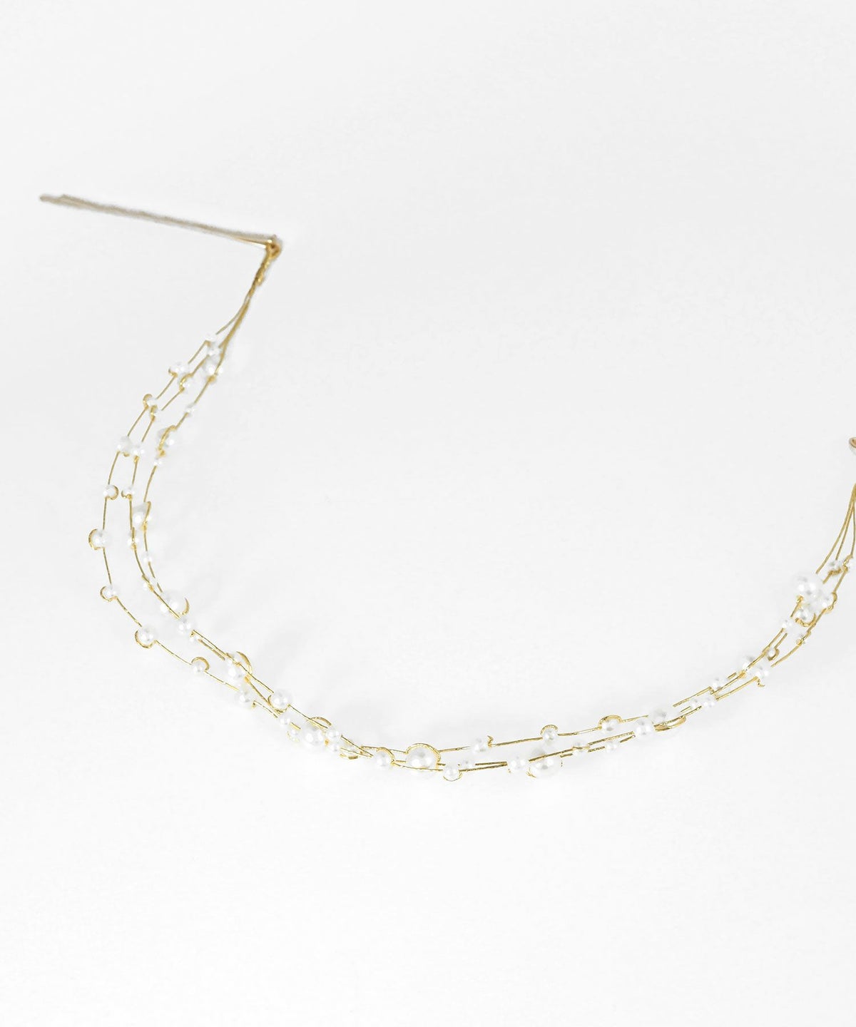 ニュアンスパールヘッドドレス