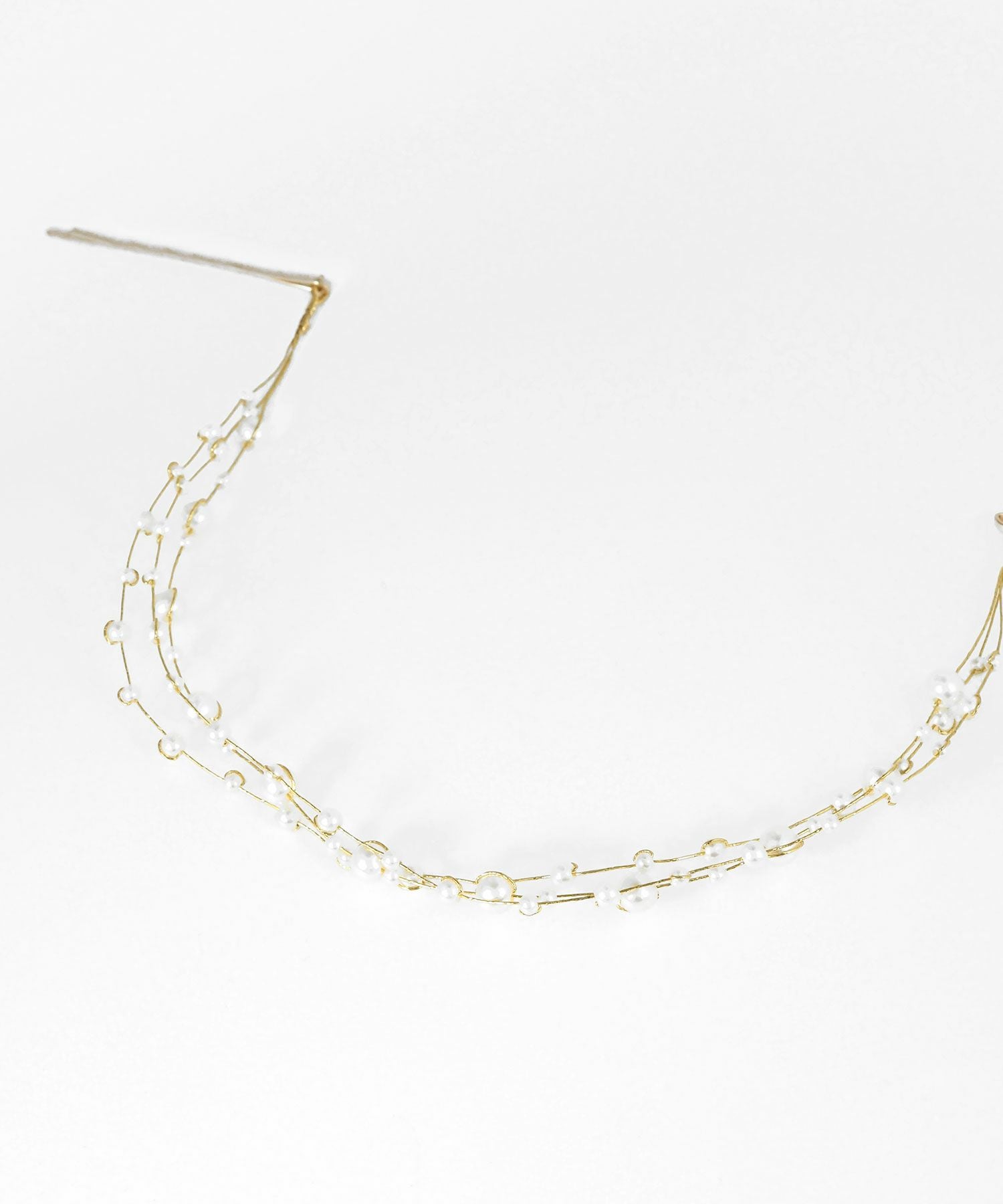 ニュアンスパールヘッドドレス