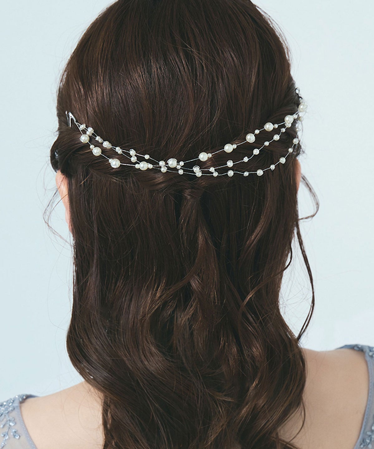 ニュアンスパールヘッドドレス