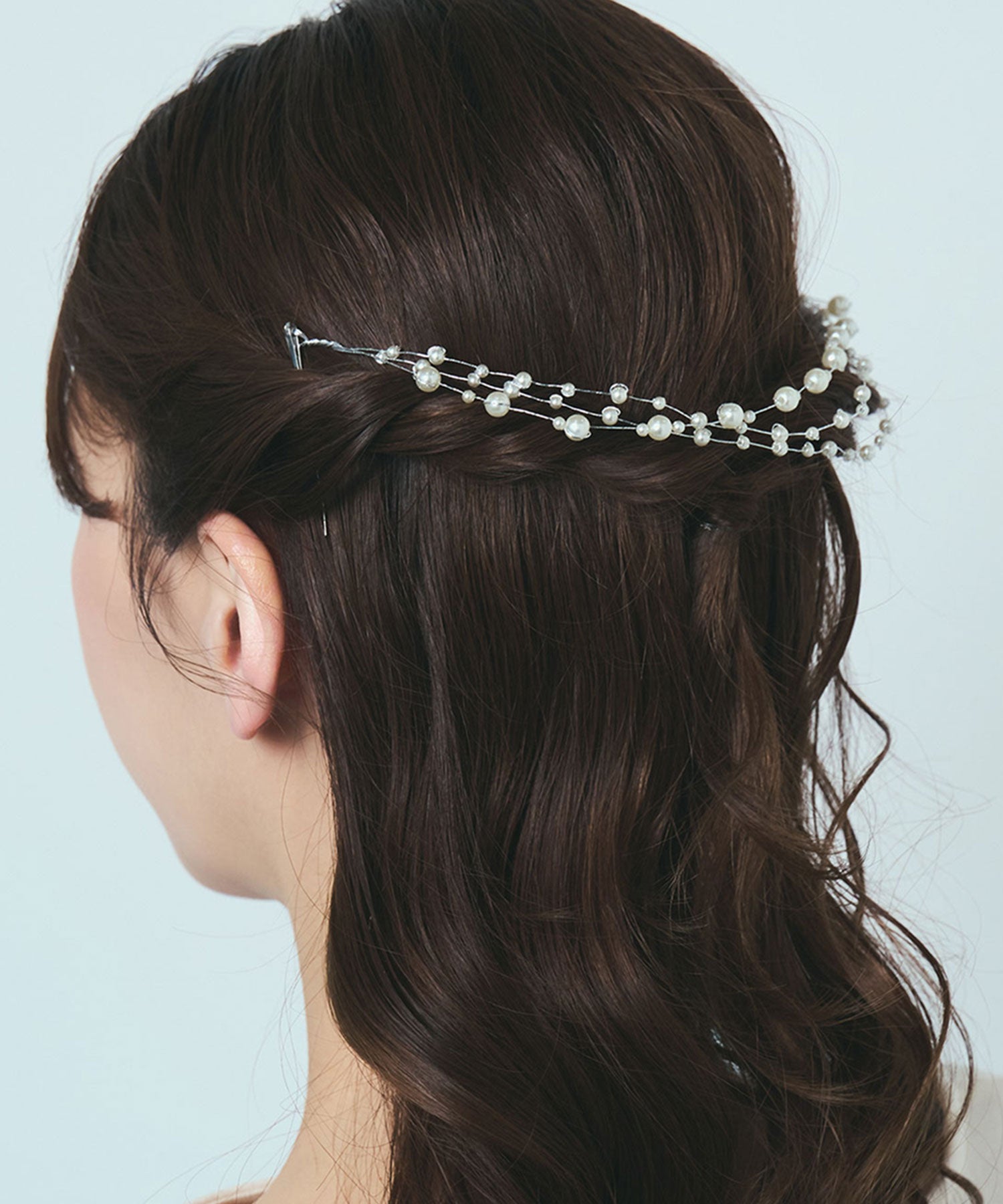 ニュアンスパールヘッドドレス