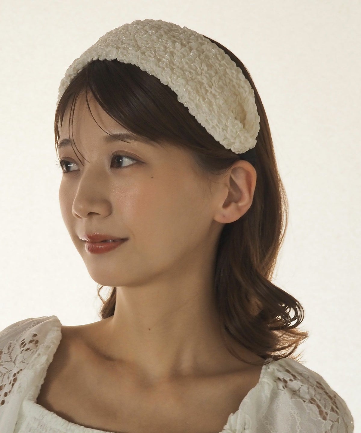 ワイドシフォンカチューシャ