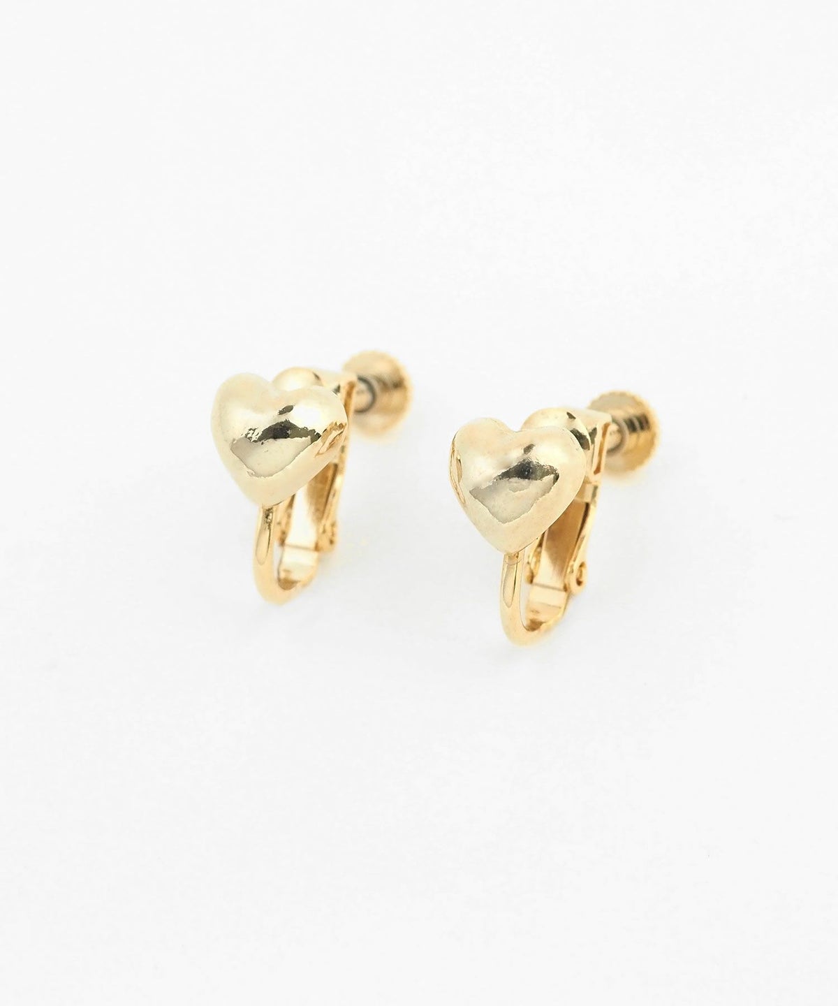 チャビーハートイヤリング