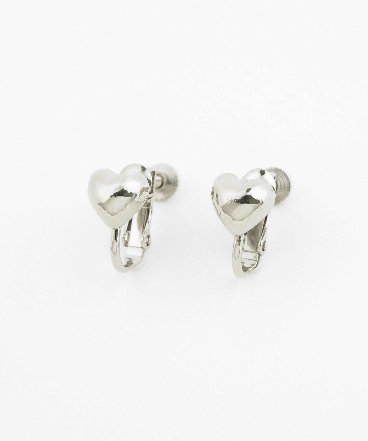 チャビーハートイヤリング