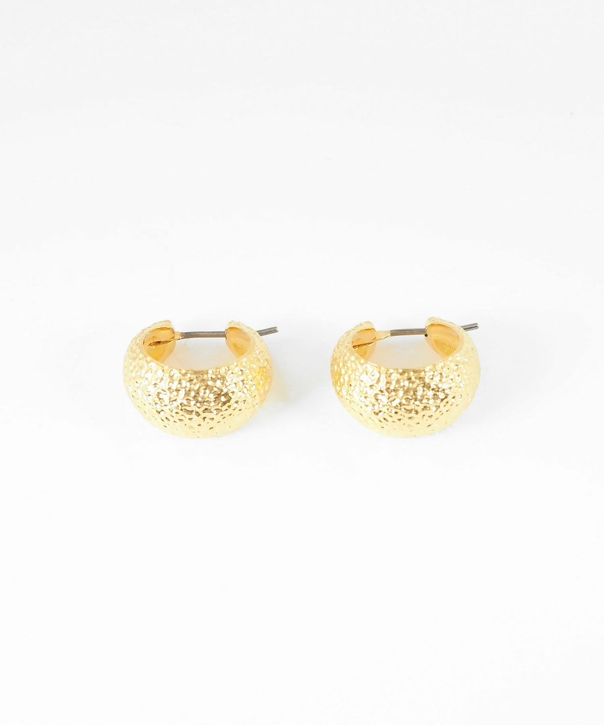 【web限定】Sleekドロップフープチタンポストピアス