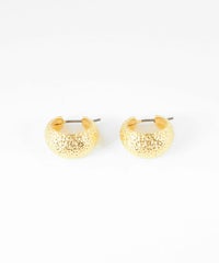 【web限定】Sleekドロップフープチタンポストピアス