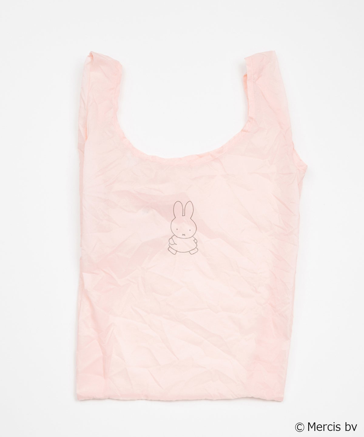 ミッフィー フェイスポケッタブルショッピングバッグ S