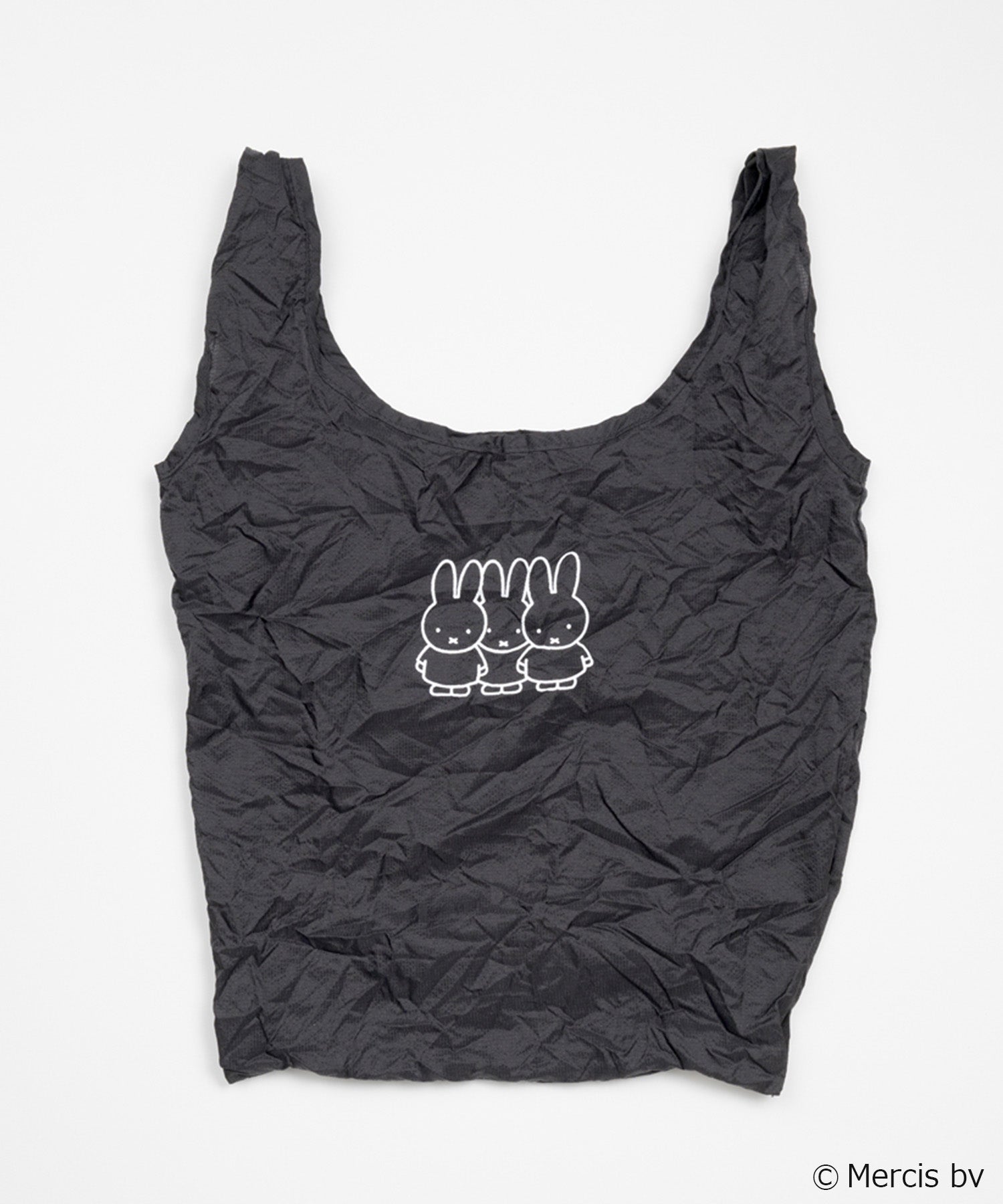 ミッフィー フェイスポケッタブルショッピングバッグ S