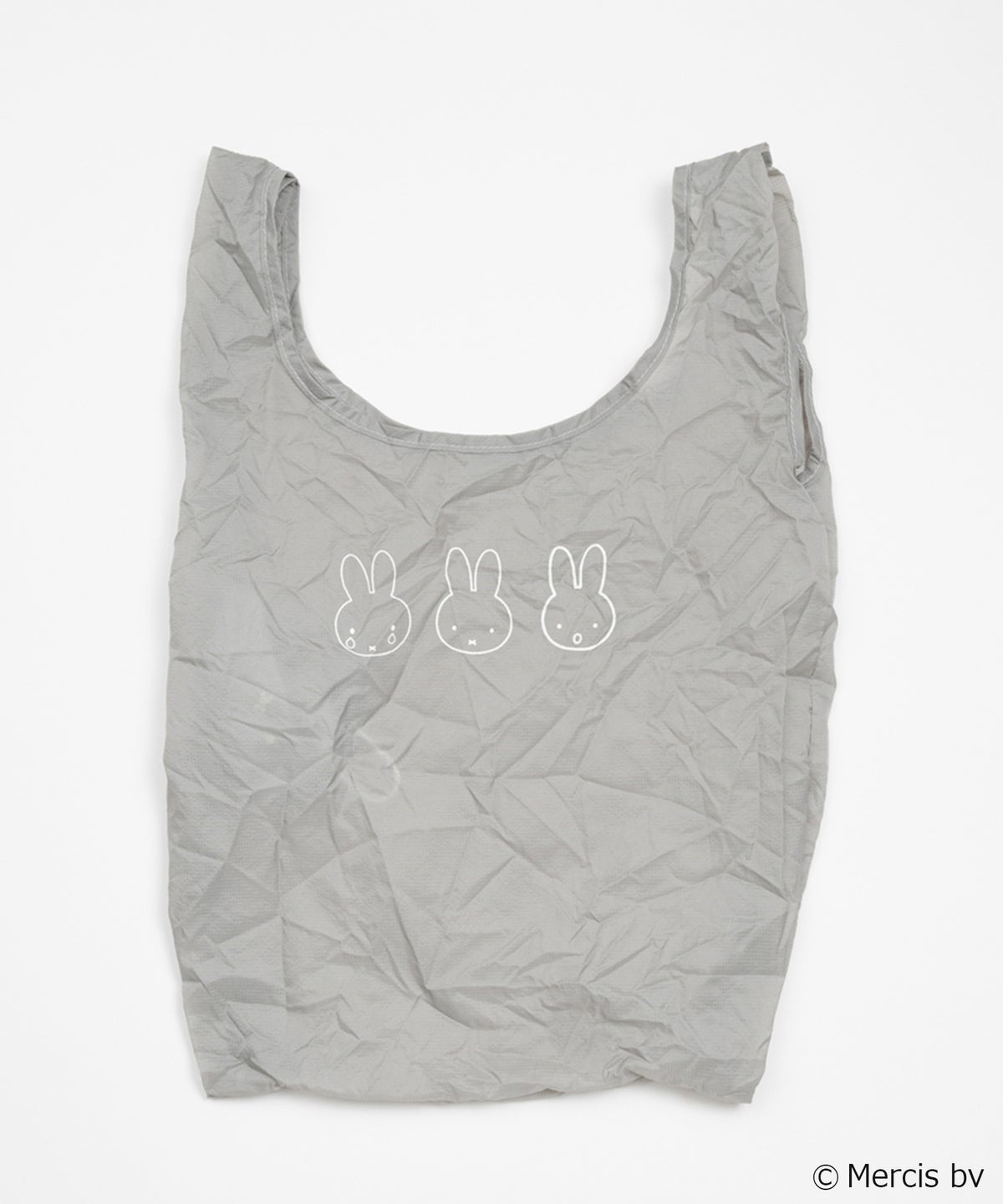 ミッフィー フェイスポケッタブルショッピングバッグ S