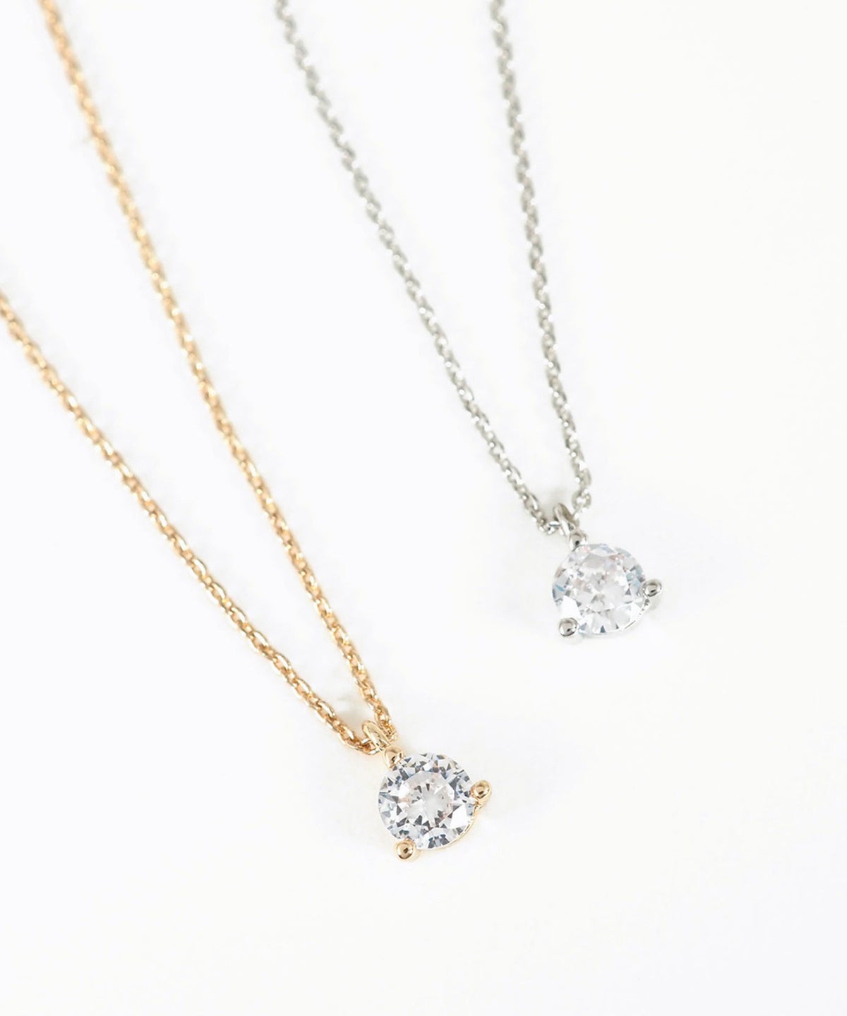 サークルジルコニアネックレス