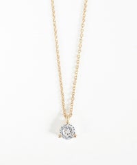 サークルジルコニアネックレス