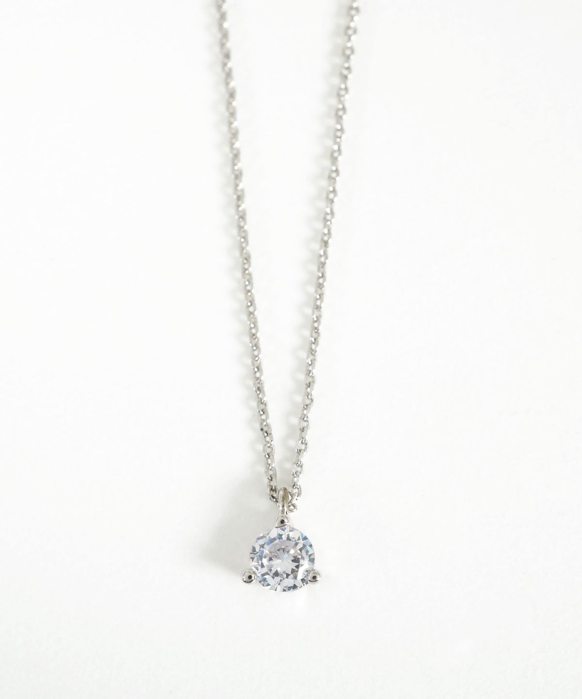 サークルジルコニアネックレス