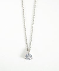 サークルジルコニアネックレス