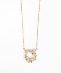 フラワーリースネックレス