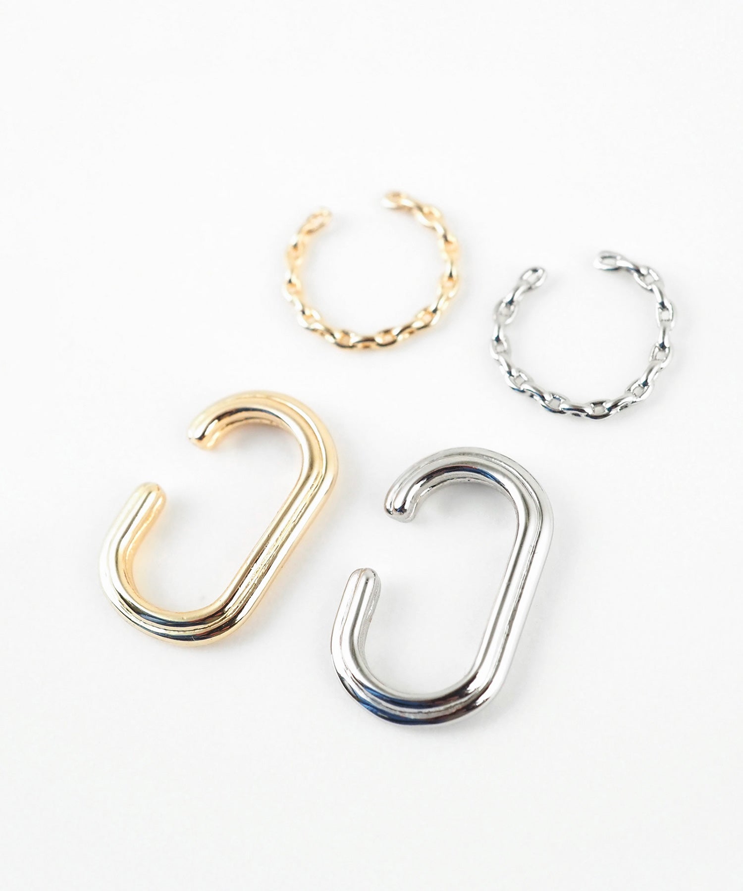 アーバンオーバル×チェーンセットイヤーカフ