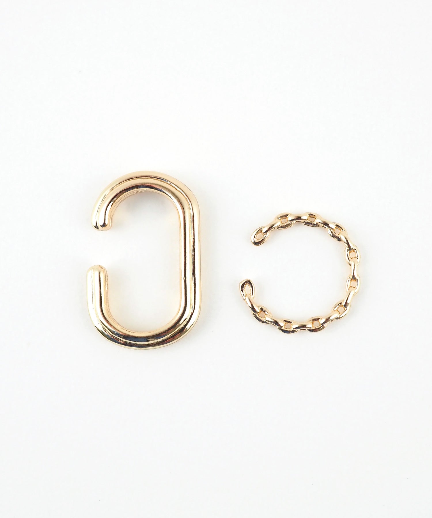 アーバンオーバル×チェーンセットイヤーカフ