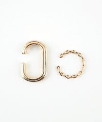 アーバンオーバル×チェーンセットイヤーカフ