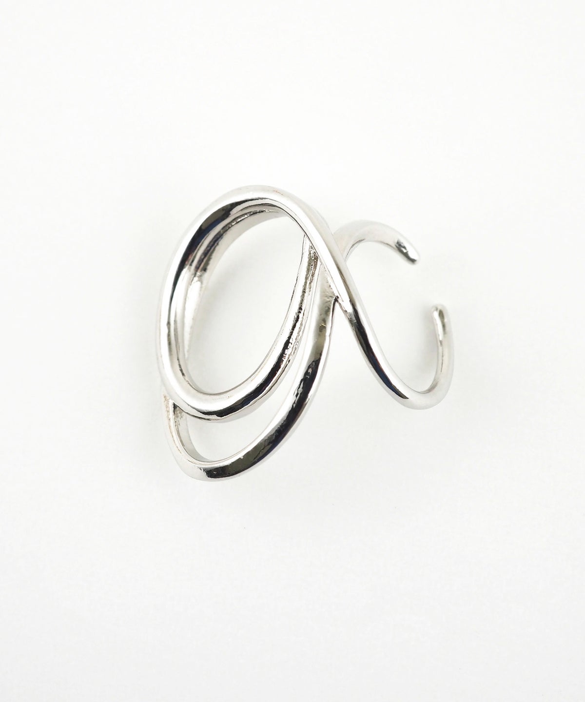 ニュアンスラインダブルループイヤーカフ