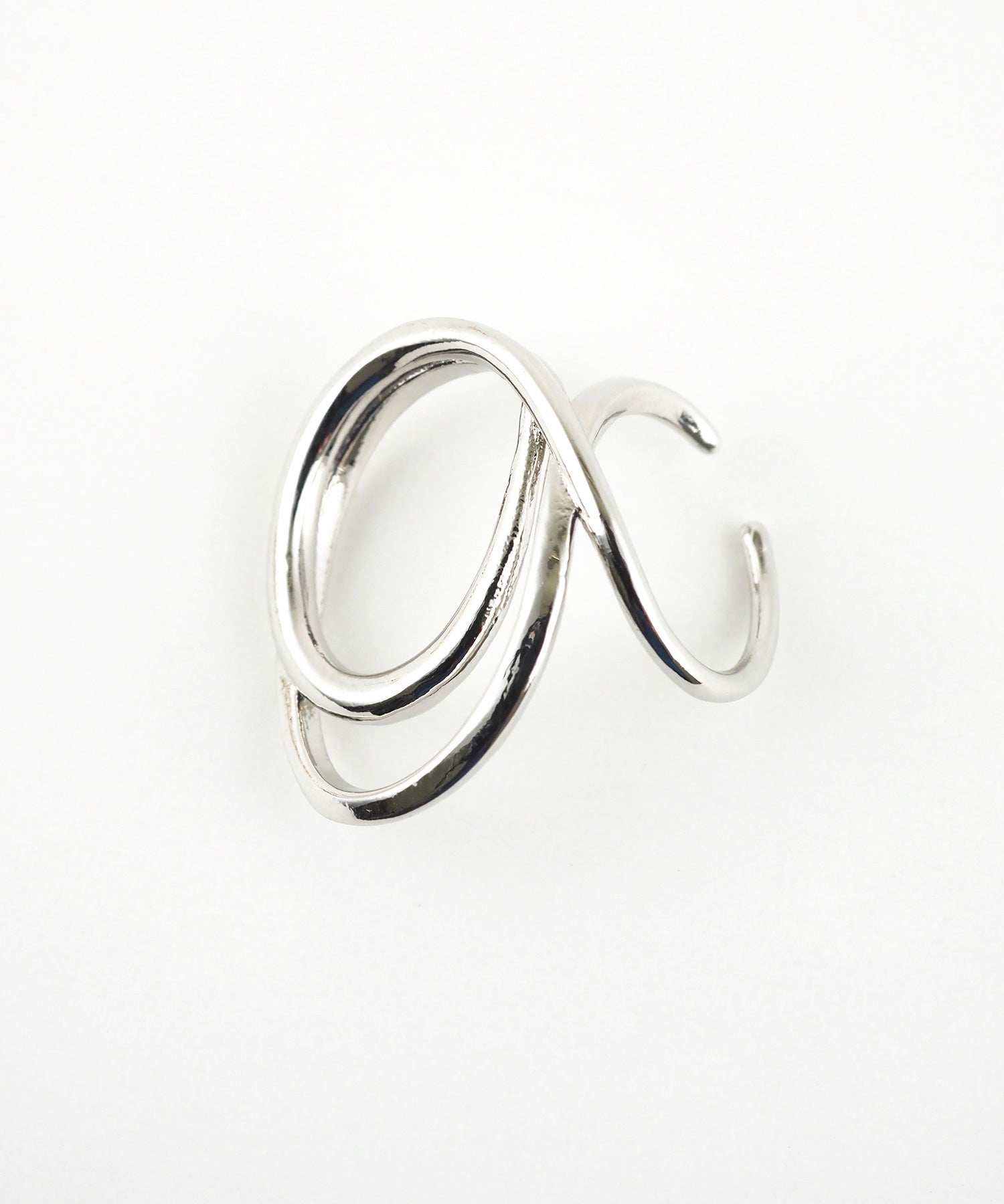 ニュアンスラインダブルループイヤーカフ