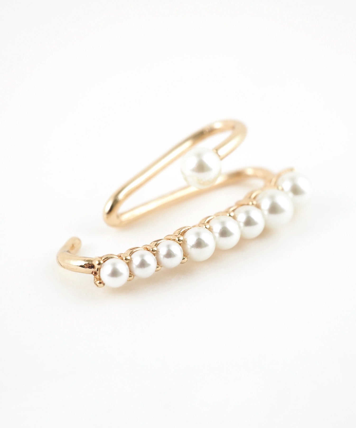 グラデーションパールイヤーカフ