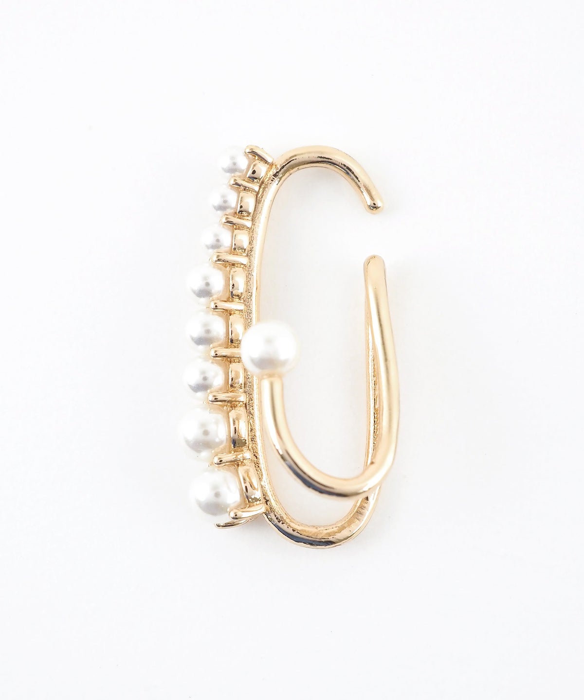 グラデーションパールイヤーカフ